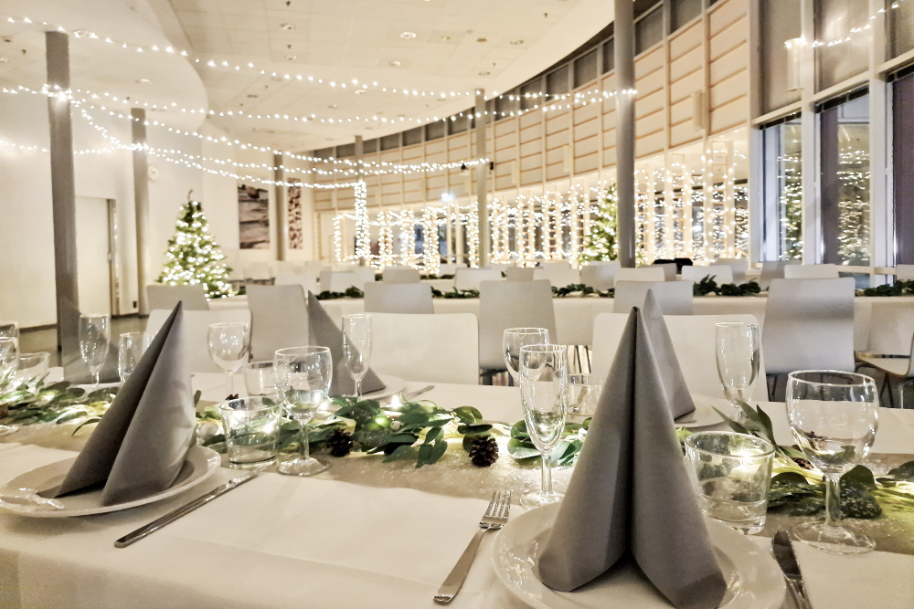 Representative venues for Christmas parties at Salo IoT Campus         